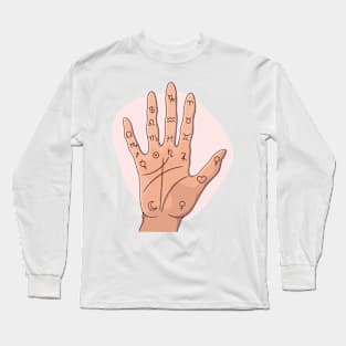 Zodiac Palmistry Long Sleeve T-Shirt